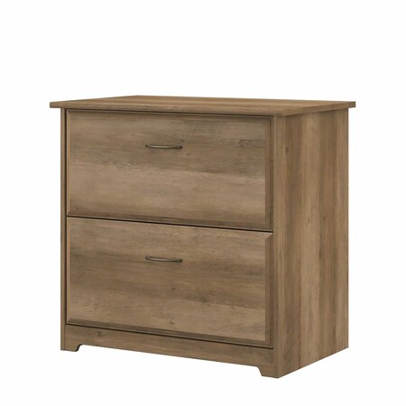 Bush Furniture Cabot 2 Drawer Lateral File Cabinet in Reclaimed Pine WC31580